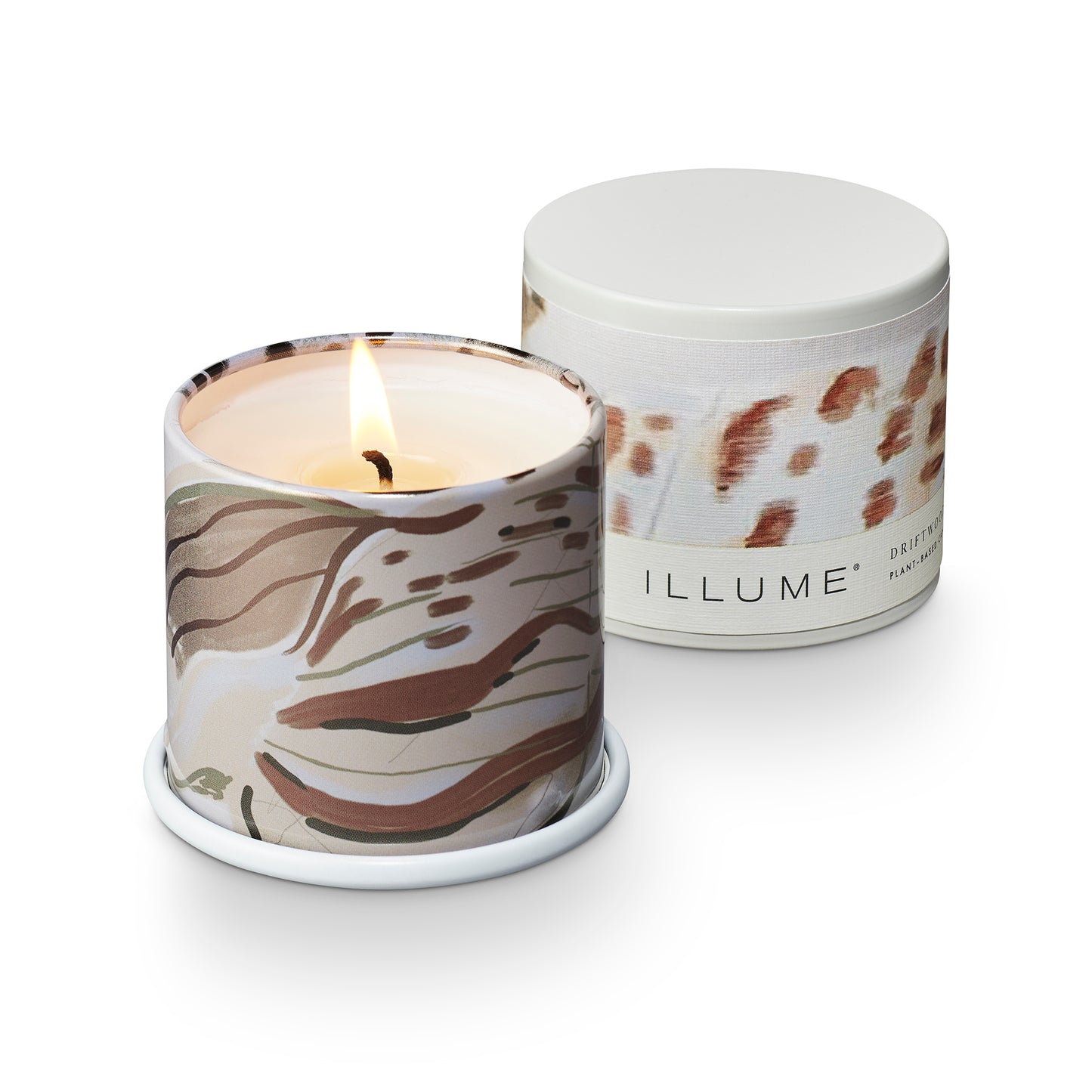 Illume Driftwood Demi Vanity Tin duftlys - Bloomingville
