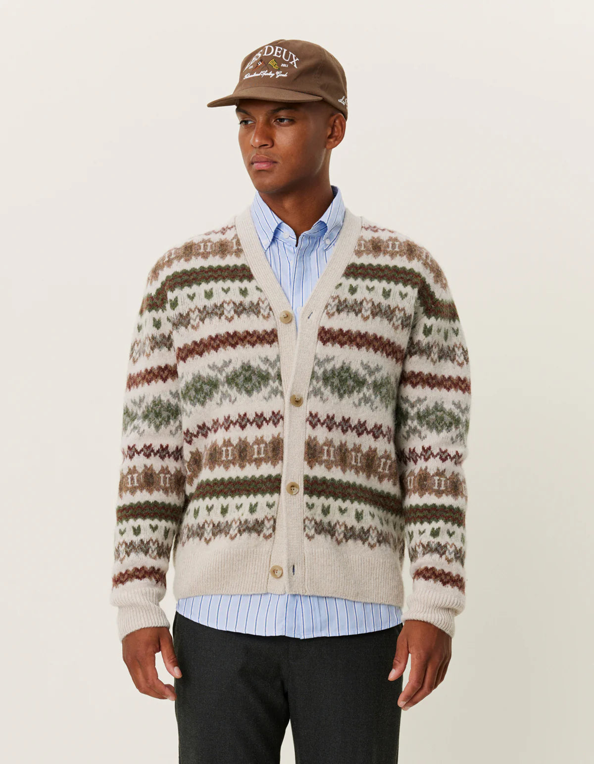 Hordur Fair Isle Cardigan - Les Deux