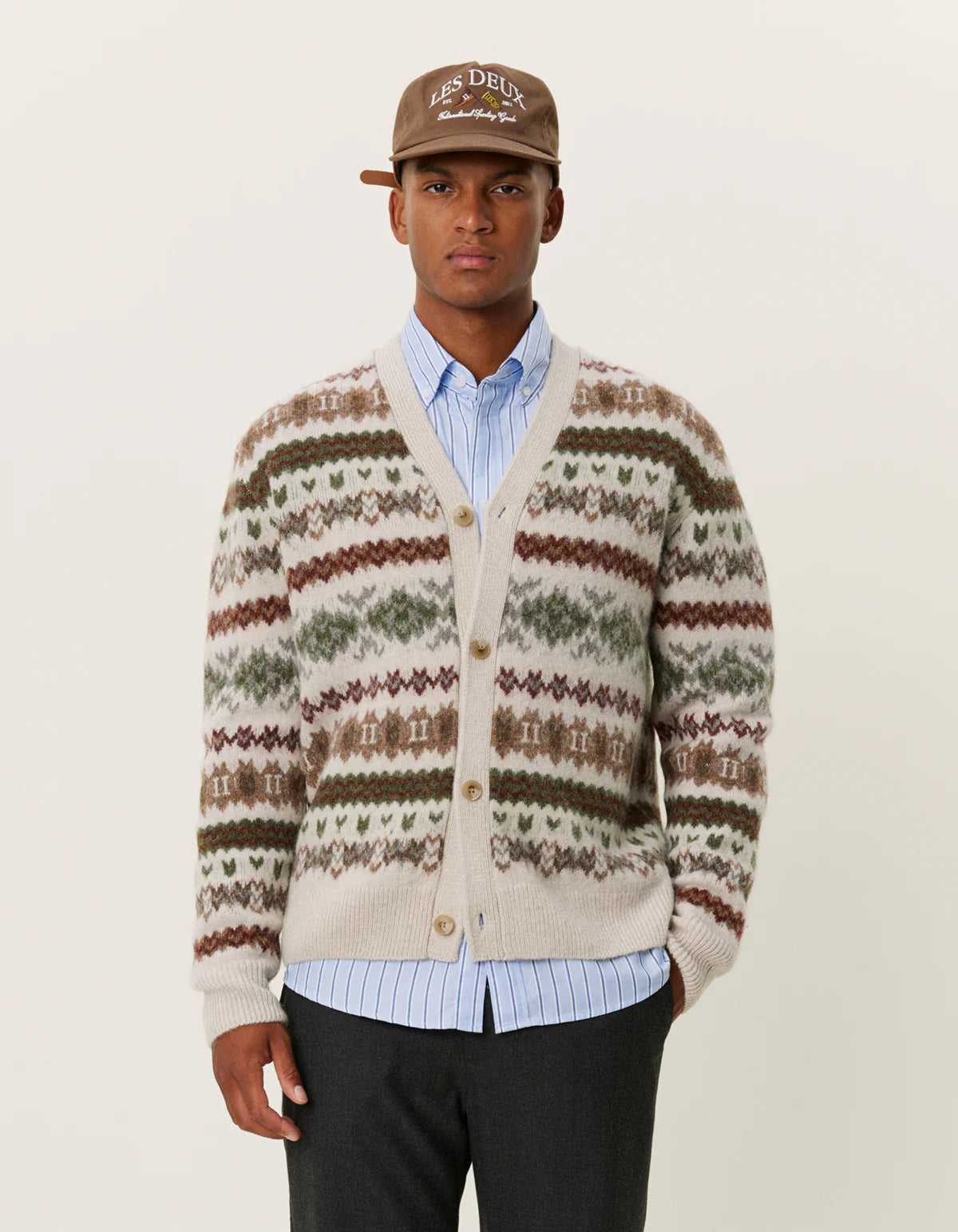 Hordur Fair Isle Cardigan - Les Deux