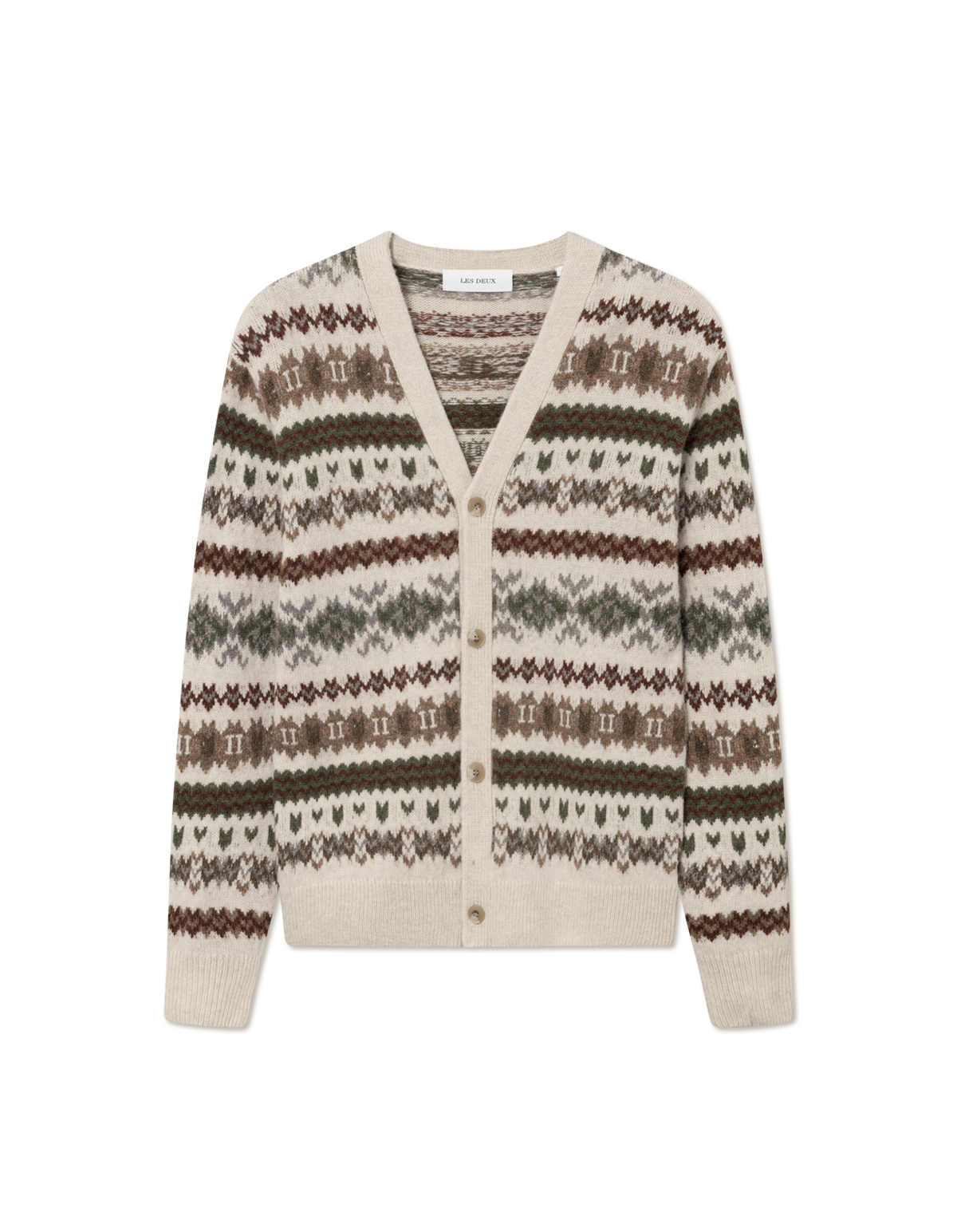 Hordur Fair Isle Cardigan - Les Deux