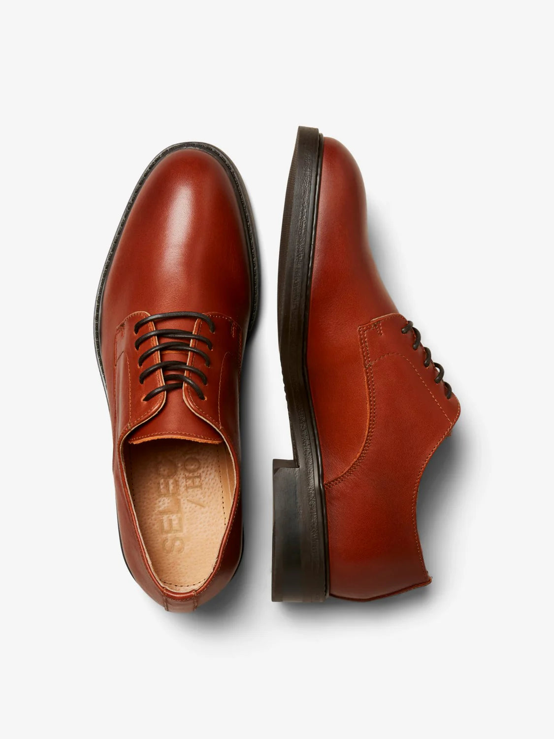 SLHBlake leather derby shoe - Selected Homme
