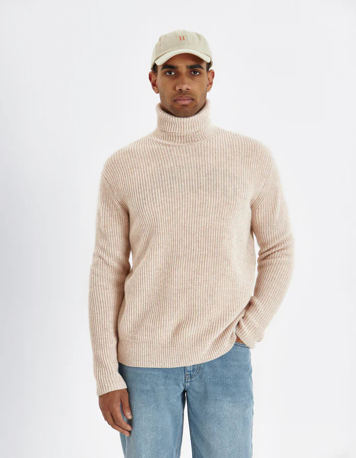 Eddie Wool Rib Rollneck Knit - Les Deux