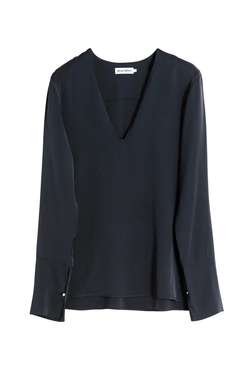 Kelly v-neck blouse - Ahlvar