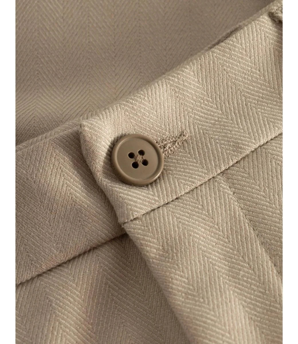 Como Reg Herringbone Shorts - Les Deux